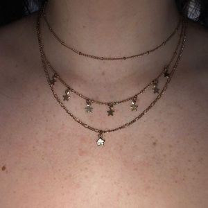 Layered Star Necklace